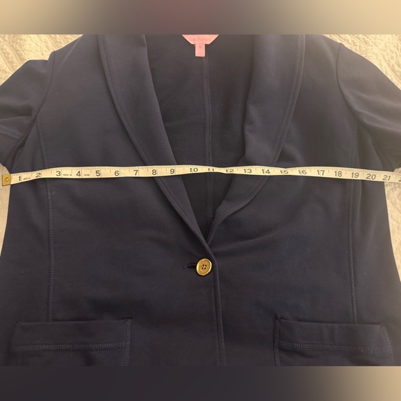 Lilly Pulitzer Navy Blazer XL - Picture 4 of 9